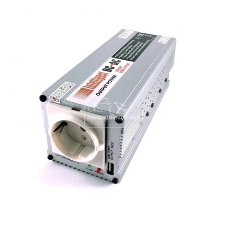 Feszültségátalakító Inverter 12V/24V 230V 300W / Intelligent SP-350USB