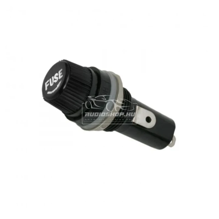 Üvegcső biztosíték foglalat 6,4 x 30mm