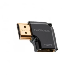 AudioQuest derékszögű (oldalirányú) HDMI toldó, aranyozott