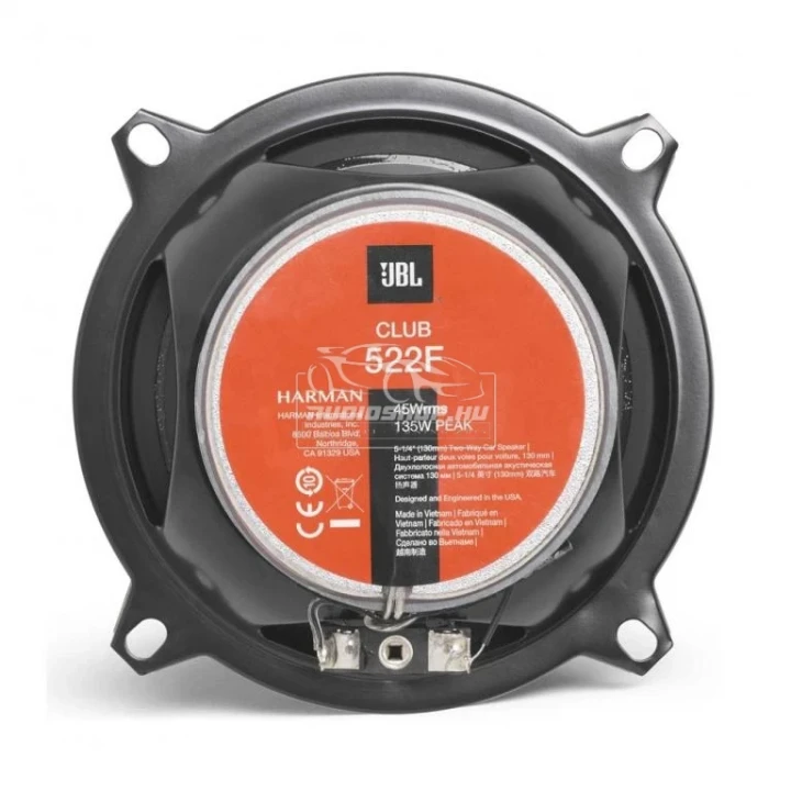 JBL 522F koax hangszóró hátoldal