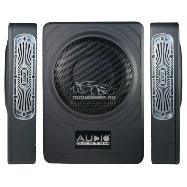 Audio System US8 20cm-es aktív extra lapos mélynyomó, 2 db passzív membránnal