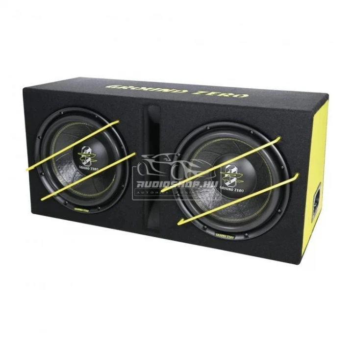 Ground Zero GZIB 2.12SPL 2000WSPL Dupla Bass-Reflex mélyláda