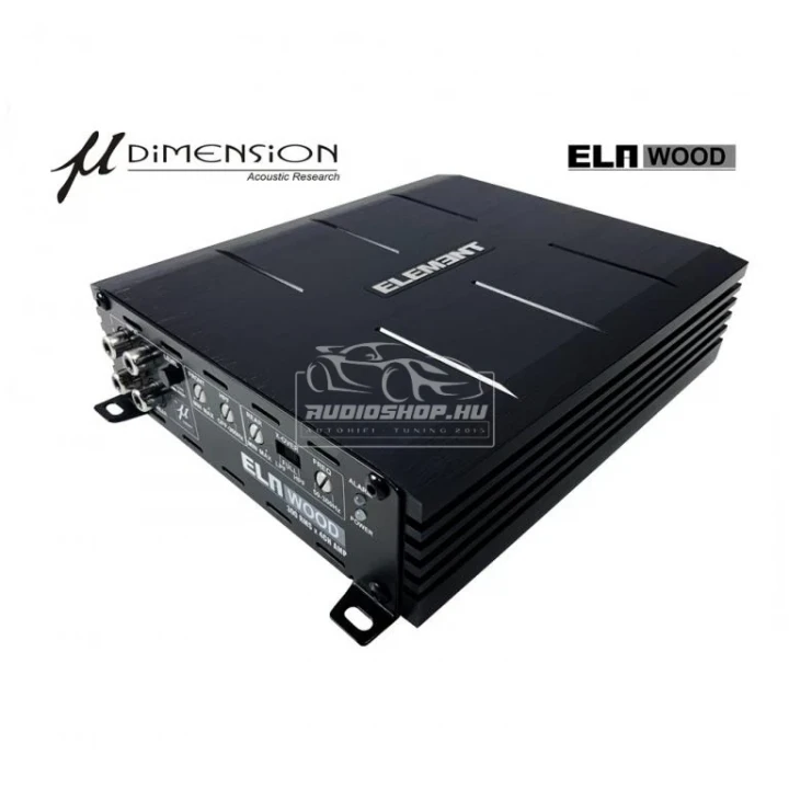 u-Dimension ELA WOOD 4 csatornás autós erősítő