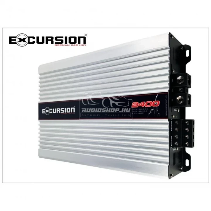 Excursion SXA 75 PRO 4ch FRD digitális autós erősítő, 4x 400W / 4ohm ; 2x 1200W / 4ohm