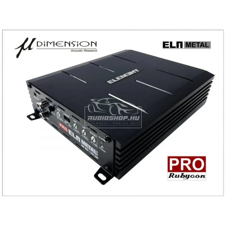 u-Dimension ELA METAL PRO 2 csatornás autós erősítő