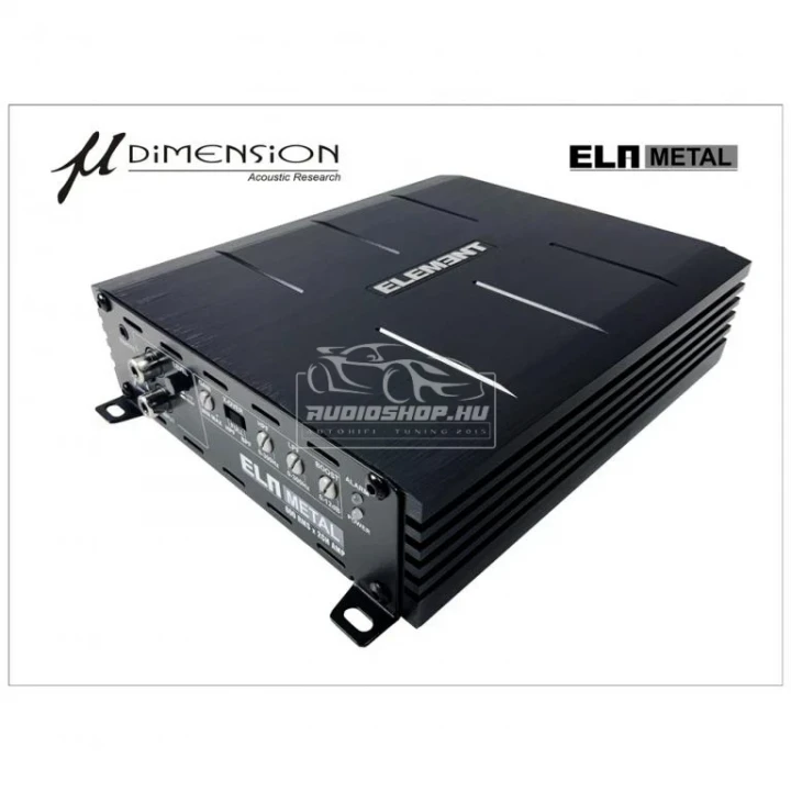 u-Dimension ELA METAL 2 csatornás autós erősítő 2x300W / 1x 1200W