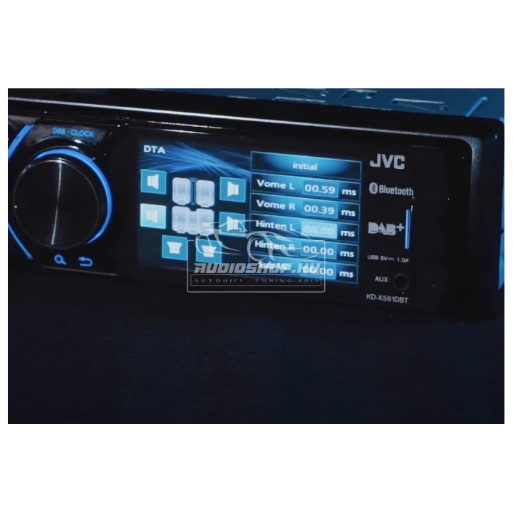JVC KD-X561DBT Mechanika nélküli DAB rádió, audio beállítások