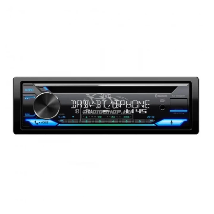 JVC KD-DB922BT CD/MP3 autórádió DAB tunerrel, Bluetooth, USB, iPod  AUX-IN bemenettel