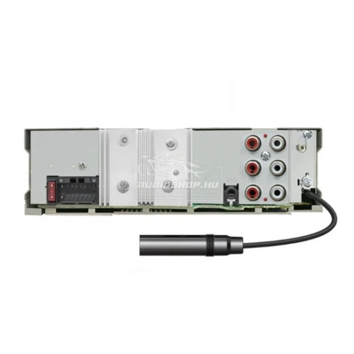 JVC KD-DB922BT CD/MP3 autórádió, kimenetek, csatlakozások