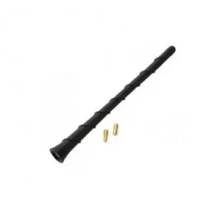 Bordás antenna szár 20cm hosszban M5 és M6 menetes kiegészitő cserélhető csavarszárakkal.