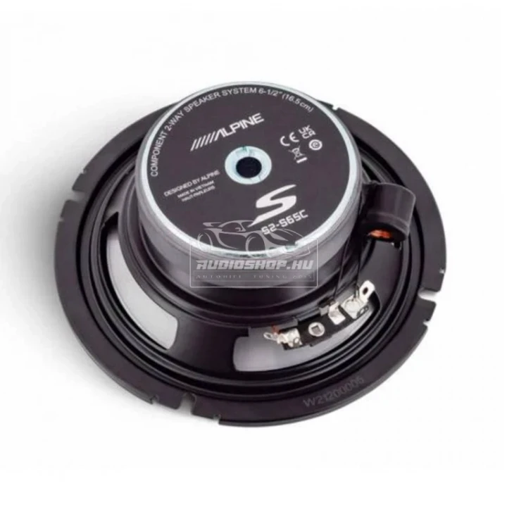 Alpine S2-S65C 16,5cm komponens hangszóró szett, Hi-Res Audio - mélyközép