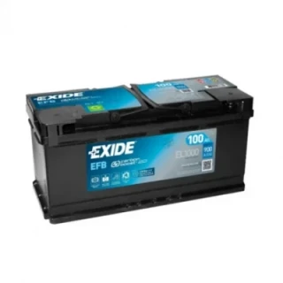 Exide EFB EL1000 Indító akkumulátor START-STOP 100AH 900A J+ kivitelű