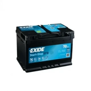 Exide EFB 70Ah EL700 Indító akkumulátor START-STOP 720A J+