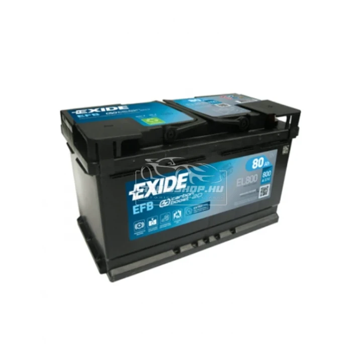 Exide EFB 80Ah EL800 Indító akkumulátor START-STOP 720A