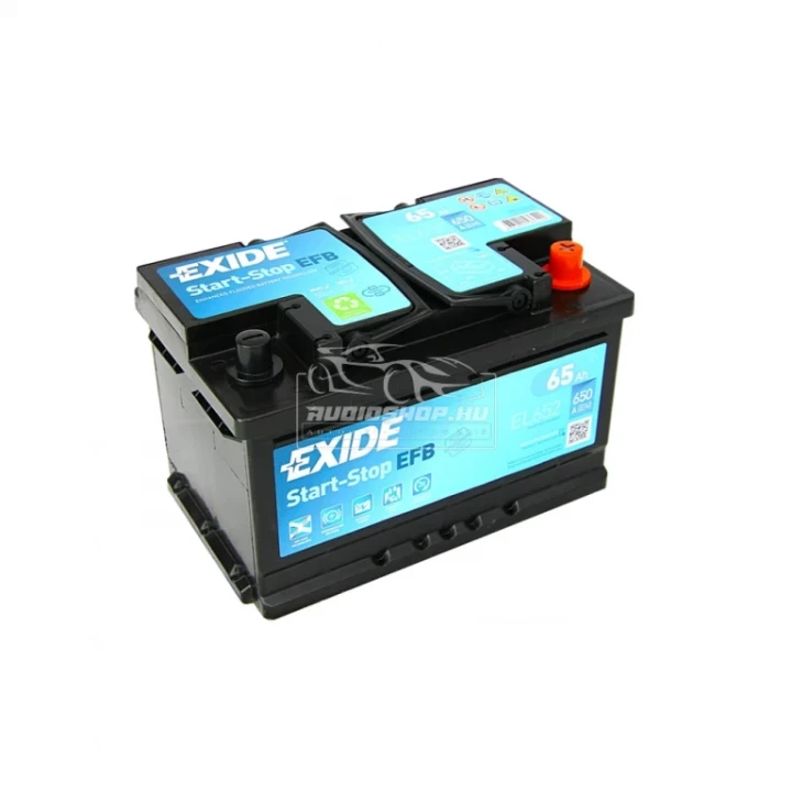 Exide EFB 65Ah EL652 Indító akkumulátor START-STOP 650A J+