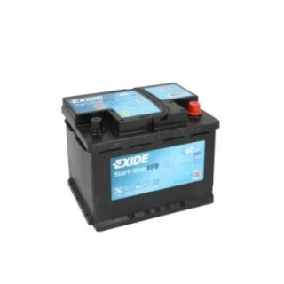 Exide EFB 60Ah EL600 Indító akkumulátor START-STOP 640A J+