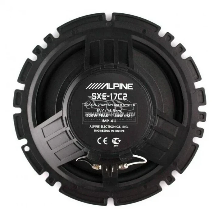 Alpine SXE-17C2 2 utas 16cm-es Koax hangszóró -hátoldali kép