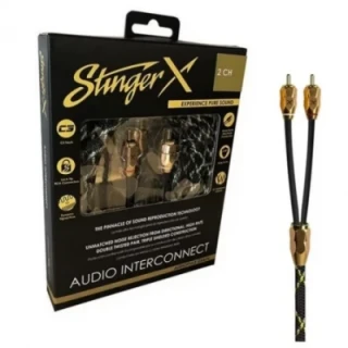 Stinger X3 XI3217 5,2m Audiofil RCA kábel, Ezüst bevonatú ofc réz