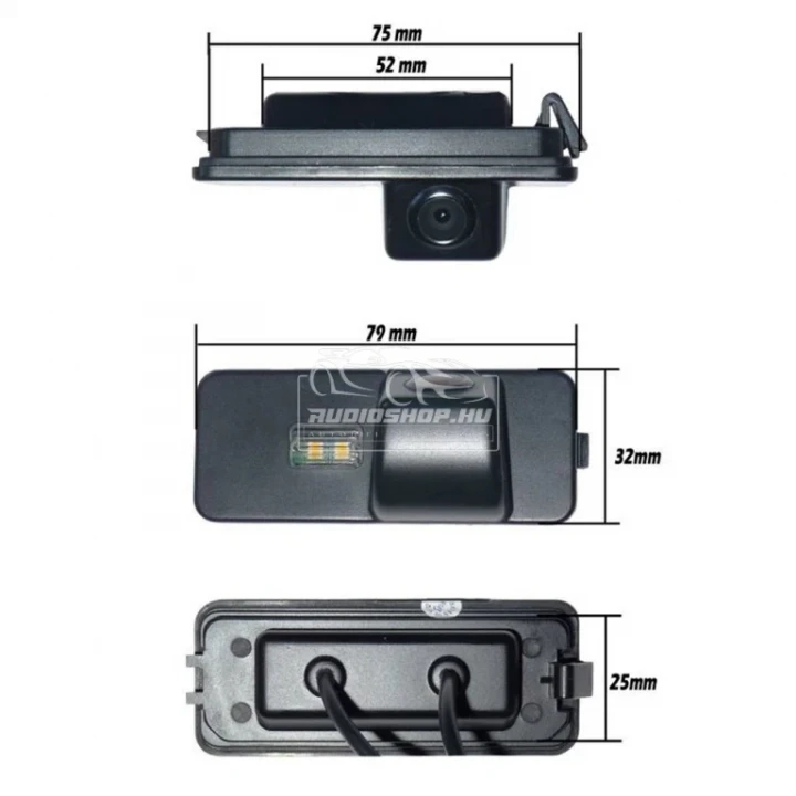 Audi, Cupra, Porsche, Seat, Skoda, Volkswagen Passat, Golf Tolatókamera (GT-0538C)
