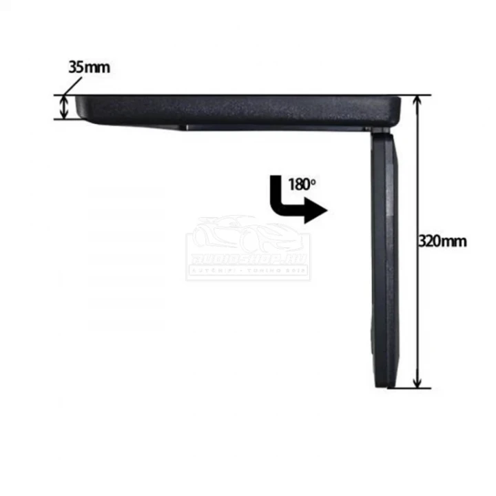 JVJ TU-1768 (17") Tető Monitor (12V)