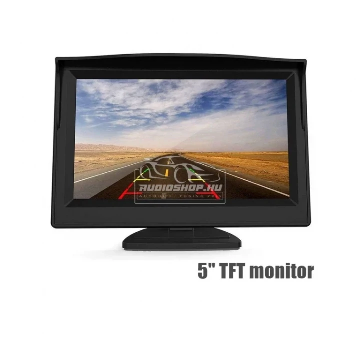 Autós monitor, JVJ PZ-706 (5") TFT kijelző