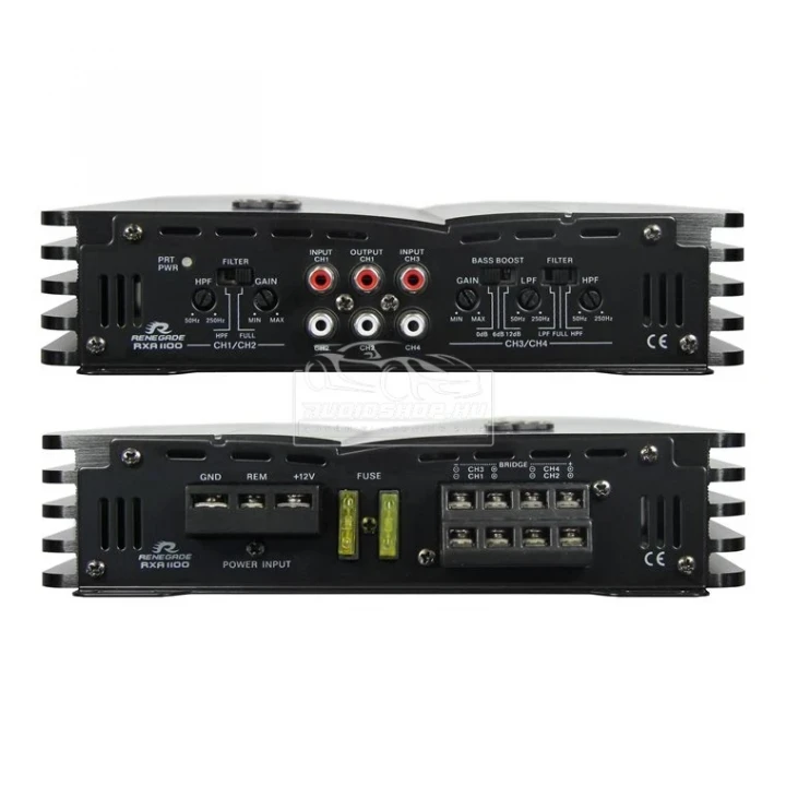 Renegade RXA1100, csatlakozások, bekötési pontok
