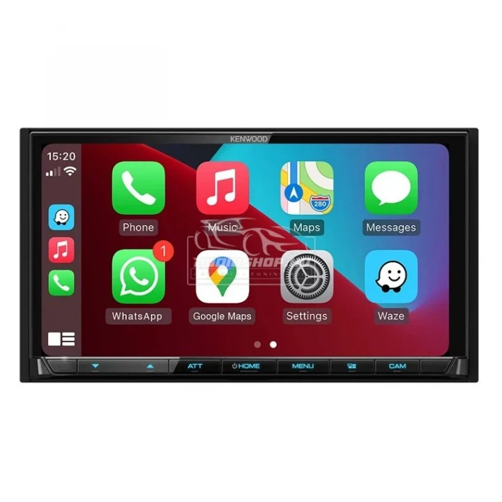 Kenwood DMX8021DABS 2 DIN Fejegység, CarPlay Wifi, Android Auto Wifi