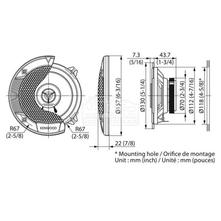 Kenwood KFC-S1366