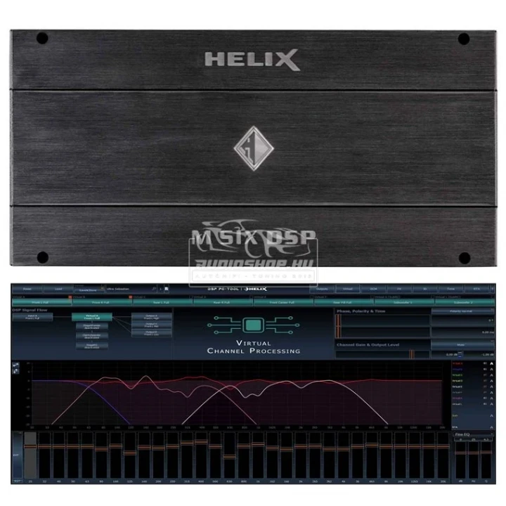 Helix M SIX DSP, 6 csatornás hangprocesszor és erősítő