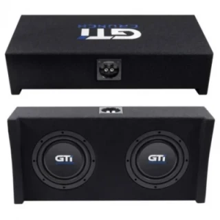 Crunch GTi200S lapos Bass-Reflex mélyláda, 200W /400W