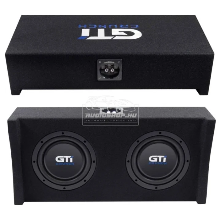 Crunch GTi200S lapos Bass-Reflex mélyláda, 200W /400W