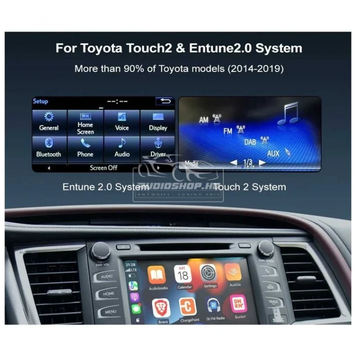 Toyota Touch 2 Apple Carplay, Android Auto adapter