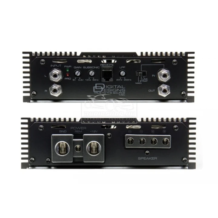 DD Audio M2c erősítő,  1 csatornás monoblokk
