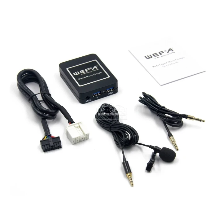 Wefa WF-606 Bluetooth, MP3, USB, AUX illesztő, Honda, 2.4
