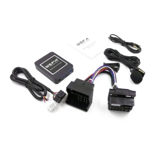 Wefa WF-606 Bluetooth, MP3, USB, AUX illesztő Ford 2, Quadlock