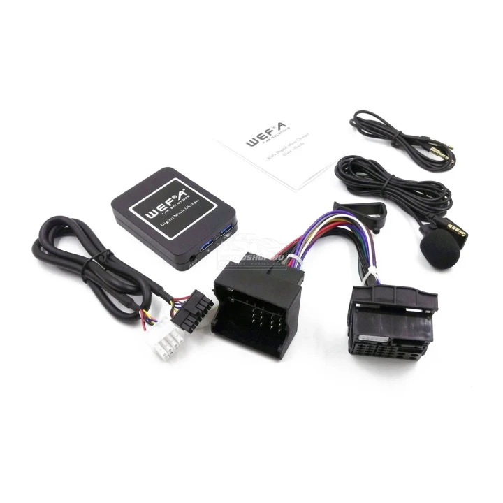 Wefa WF-606 Bluetooth, MP3, USB, AUX illesztő Ford 2, Quadlock