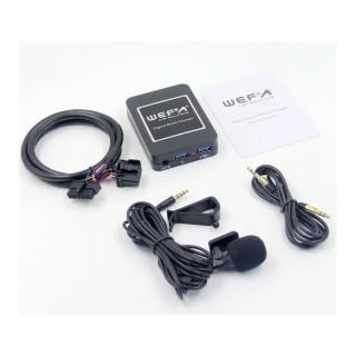 Wefa WF-606 Bluetooth, MP3, USB, AUX illesztő Ford 1,  csatlakozó 2x6 pin
