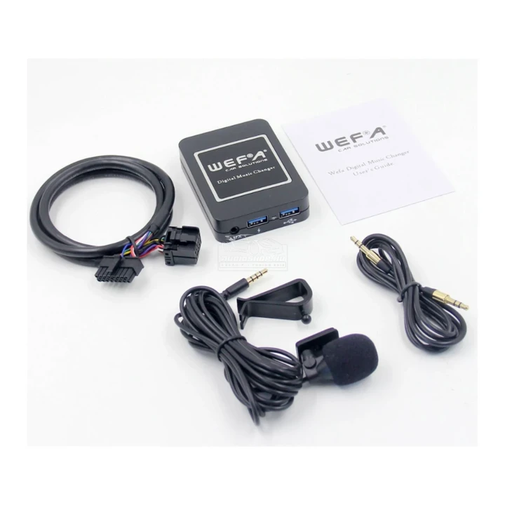 Wefa WF-606 Bluetooth, MP3, USB, AUX illesztő Ford 1,  csatlakozó 2x6 pin