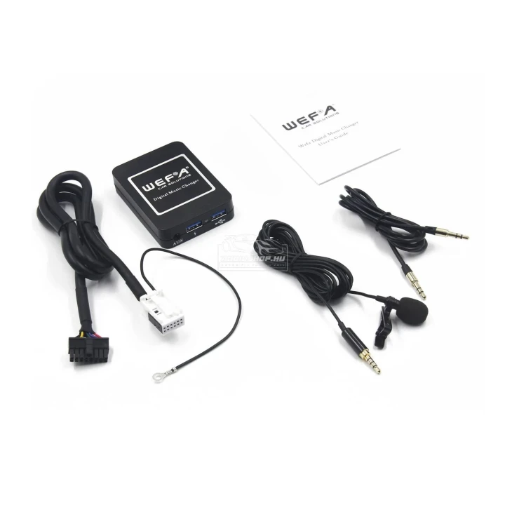 Wefa WF-606 Bluetooth, MP3, USB, AUX illesztő Volkswagen Quadlock