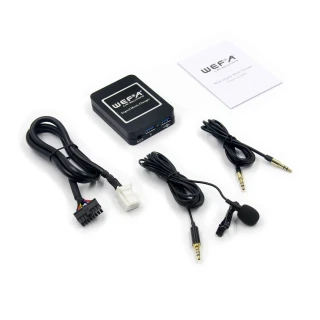 Wefa WF-606 Bluetooth, MP3, USB, AUX illesztő Toyota 6+6