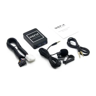 Wefa WF-606 Bluetooth, MP3, USB, AUX illesztő Toyota 5+7