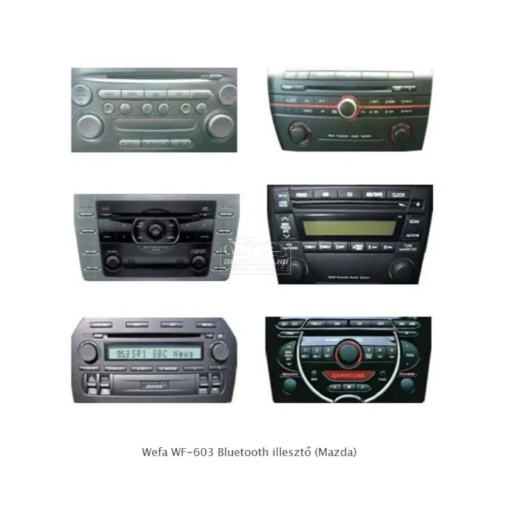 Wefa WF-603 Bluetooth illesztő, Mazda