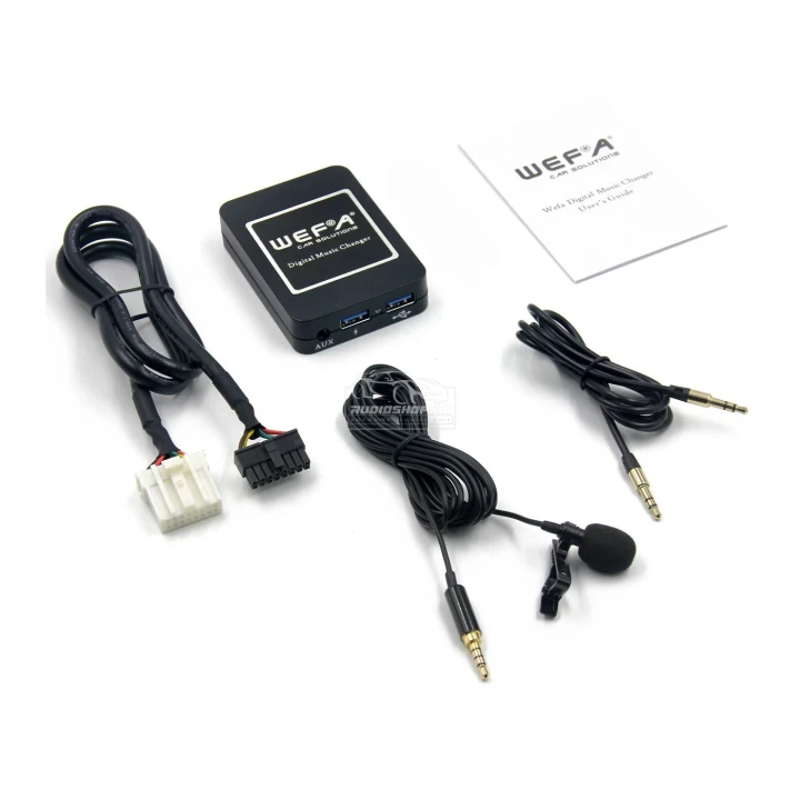 Wefa WF-606 Bluetooth, MP3, USB, AUX illesztő, Mazda