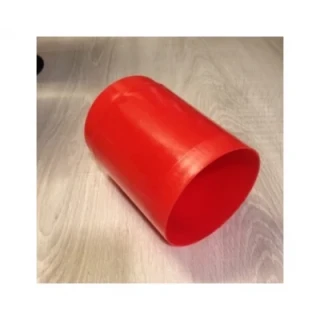 100 mm-es bass reflexcső hosszabbító elem / piros