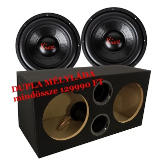 KICX ZM12 Dupla mélyláda 700/2000W, 120 Liter