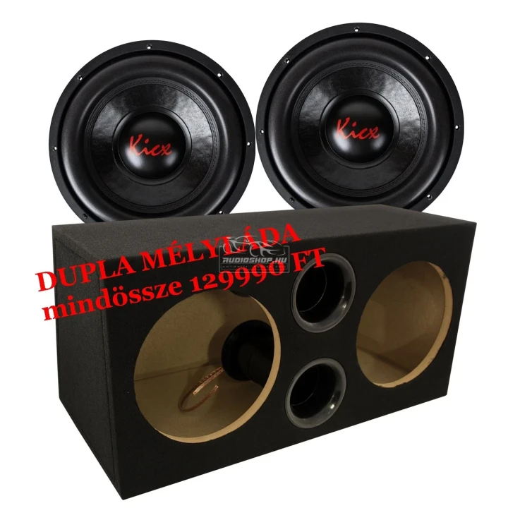 KICX ZM12 Dupla mélyláda 700/2000W, 120 Liter