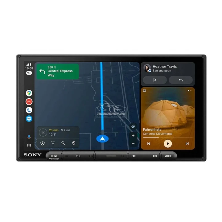 Sony XAV-AX4050 2 DIN Fejegység, CarPlay Wifi, Android Auto Wifi