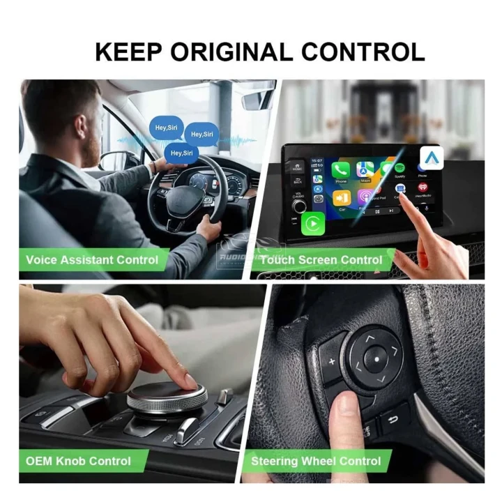 ApplePie vezeték nélküli Apple CarPlay és Android Auto adapter