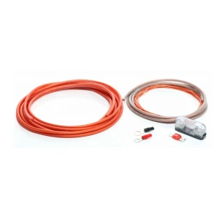 Audio System kábelszett 10mm2 6m piros és 2m fekete tápkábellel Z-PCS 10-6