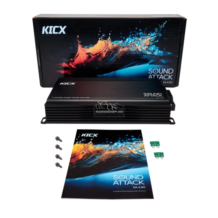 Kicx SA 4.90 4 csatornás erősítő | Autóhifi Erősítő
